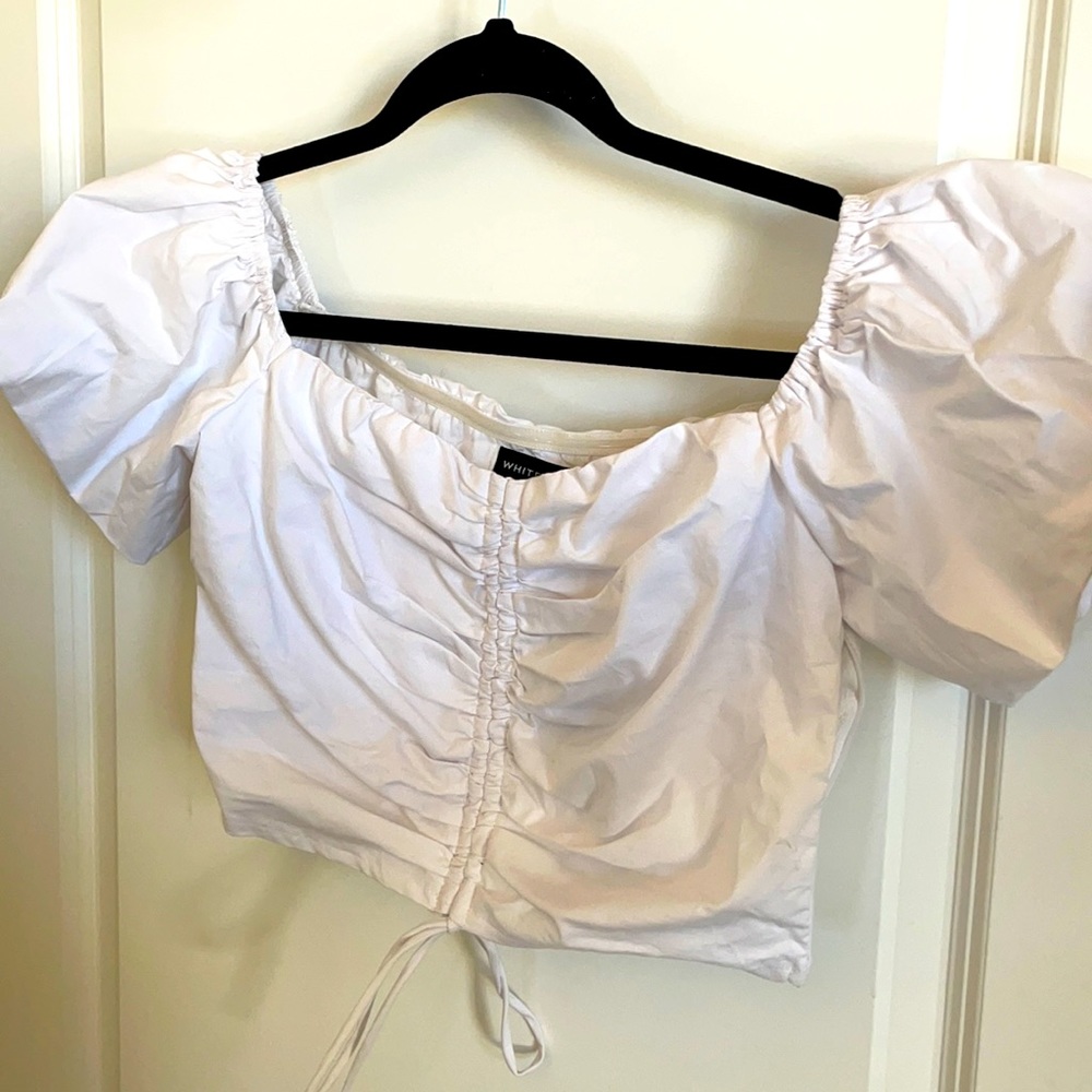 BRAND NEW - White Fox ‘The New Way’ White Crop Top